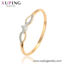 52113 xuping Fashion Environmental Copper gold alloy women bangles